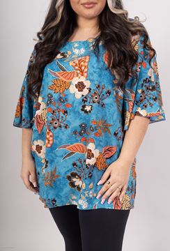 Immagine di CURVY GIRL TOP V NECK AND BAT SLEEVE